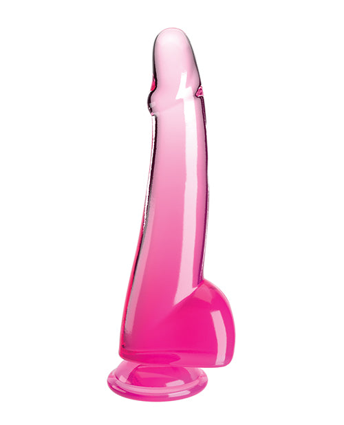 King Cock King Cock Clear 10" Cock w/Balls - Pink - Image 2
