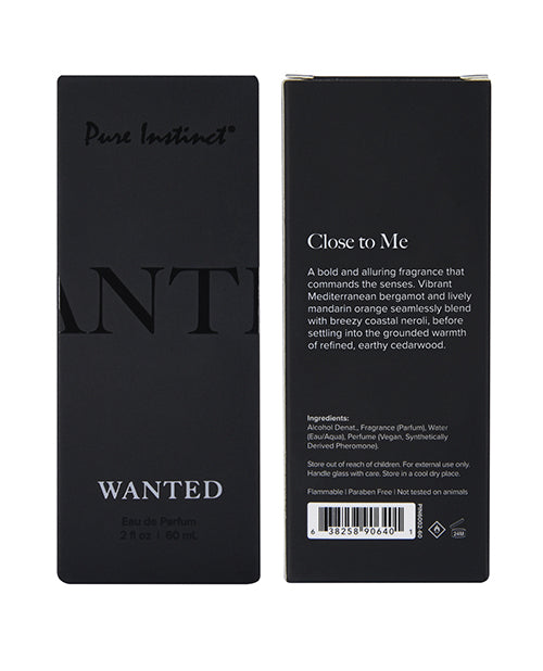 Pure Instinct Pure Instinct Mens Collection Pheromone Perfume - 2 oz Wanted - Image 2