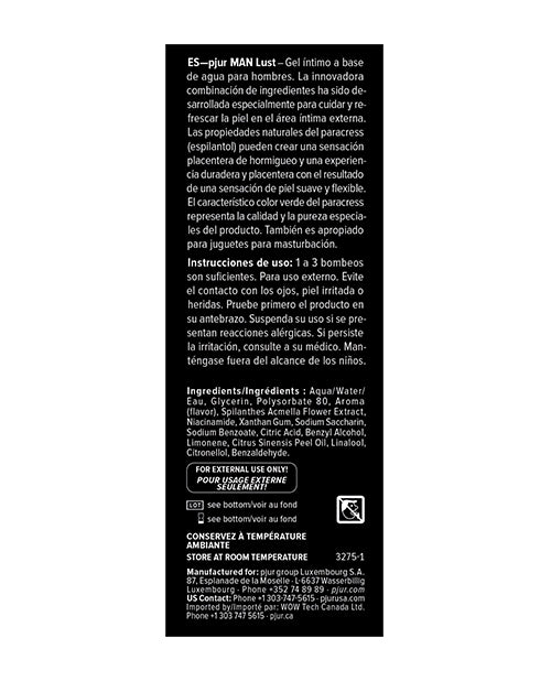Pjur Man Lust - 15 ml Bottle - Image 2