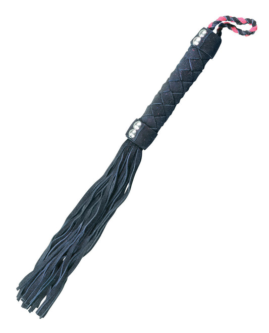 Plesur Plesur 15" Leather Flogger - Black - Image 2