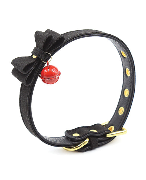Plesur Plesur Cat Bell Bow Tie Collar - Black - Image 2