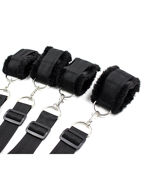 Plesur Plesur Fuzzy Bedroom Bondage Kit - Black - Image 2