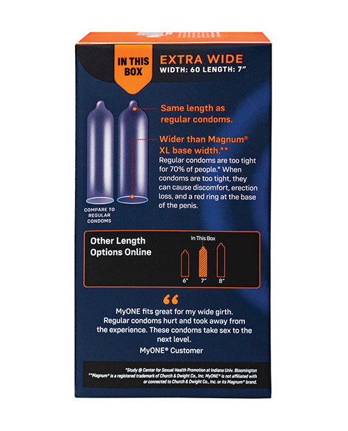 One My One Extra Wide Condoms - Pack of 10 - Image 2