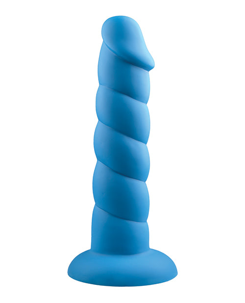 Rock Candy Rock Candy Suga Daddy 8" Silicone Dildo - Blue - Image 2