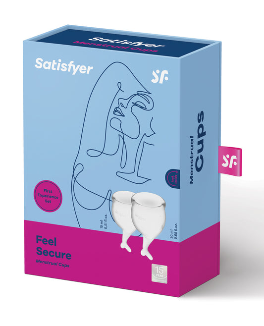 Satisfyer Satisfyer Feel Secure Menstrual Cup - Transparent - Image 2