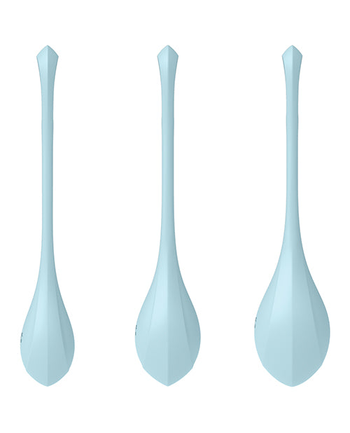 Satisfyer Satisfyer Yoni Power 2 Balls Training Set - Light Blue - Image 2