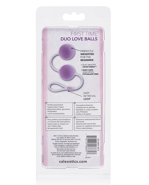 First Time First Time Love Balls Duo Lover - Purple - Image 2