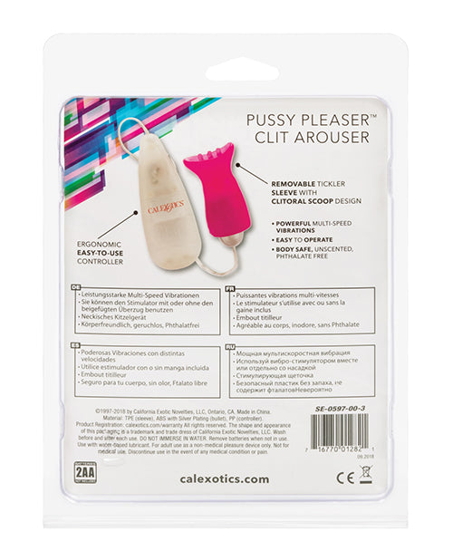 California Exotic Novelties Pussy Pleaser Clit Arouser - Pink - Image 2
