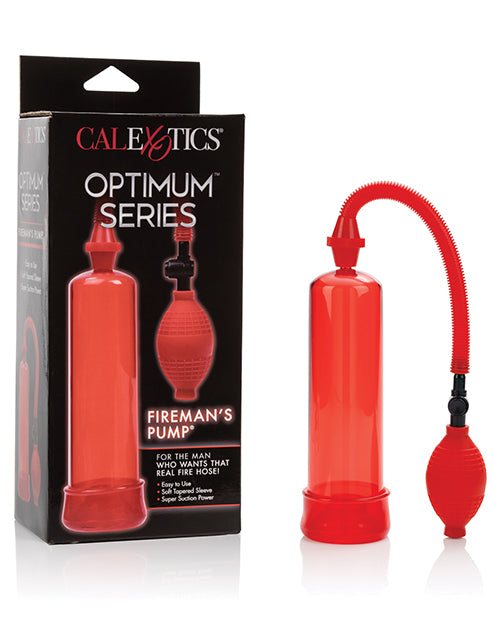 Optimum Series Fireman's Pump Masturbator - Red - Image 2