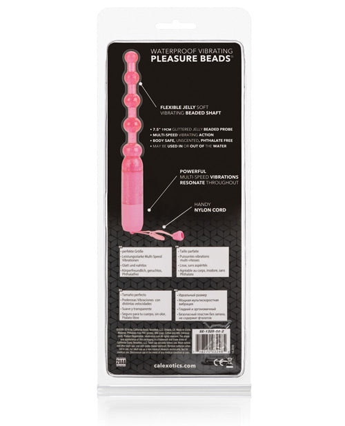 Pleasure Beads Vibrating Pleasure Beads Waterproof - Pink - Image 2