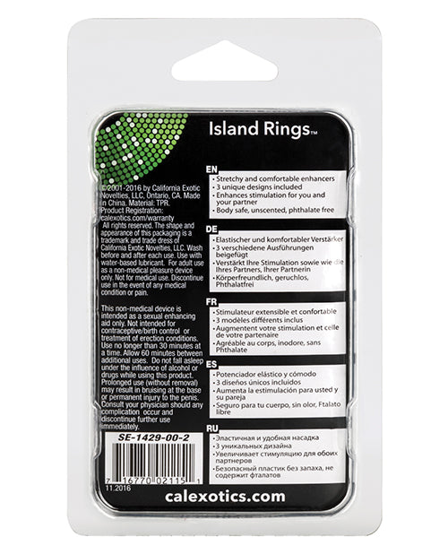 Rings! Silicone Island Rings - Clear - Image 2