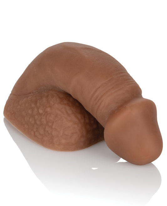 Packer Gear Packer Gear 4" Silicone Packing Penis - Brown - Image 2