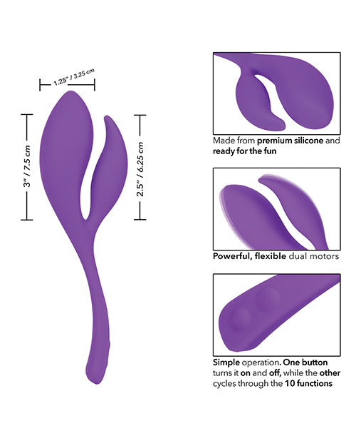 Mini Marvels Mini Marvels Silicone Marvelous Climaxer - Purple - Image 2