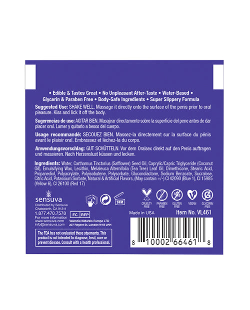 Lic O Licious Lic O Licious Oral Delight Cream - 6 ml Packet Blueberry Muffin - Image 2