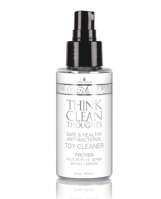 Sensuva Sensuva Think Clean Thoughts Anti Bacterial Toy Cleaner - 2 oz Bottle - Image 2