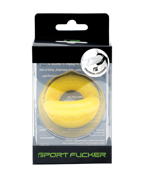 Sport Fucker Sport Fucker Universal Cockring - Yellow - Image 2