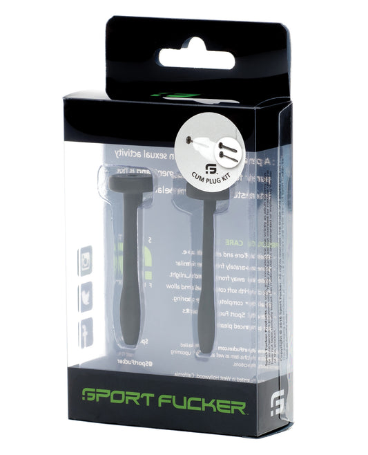 Sport Fucker Sport Fucker Cum Plug Kit - Black - Image 2