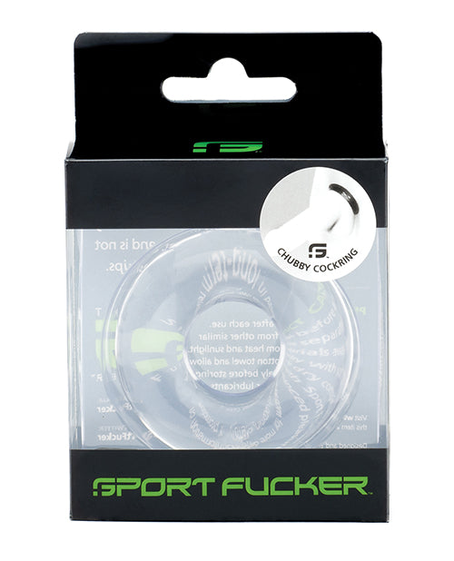 Sport Fucker Sport Fucker Chubby Cockring - Clear - Image 2