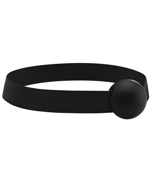 Ouch Shots Ouch Elastic Ball Gag - Black - Image 2