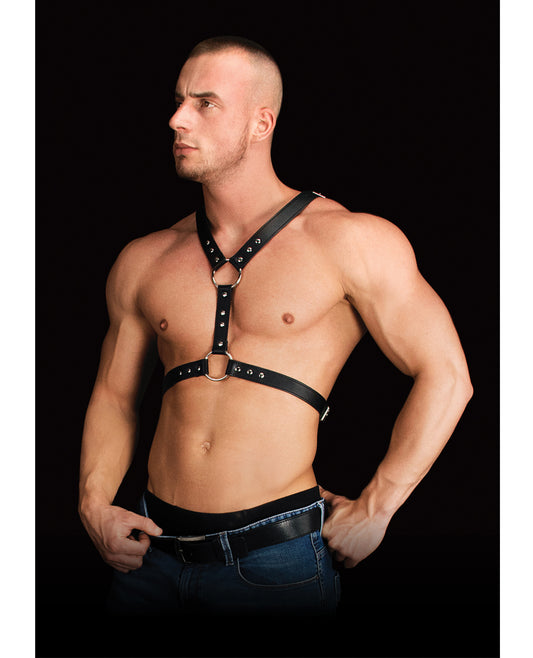 Ouch Shots Ouch Thanos Chest Centerpiece Body Harness - Black - Image 2