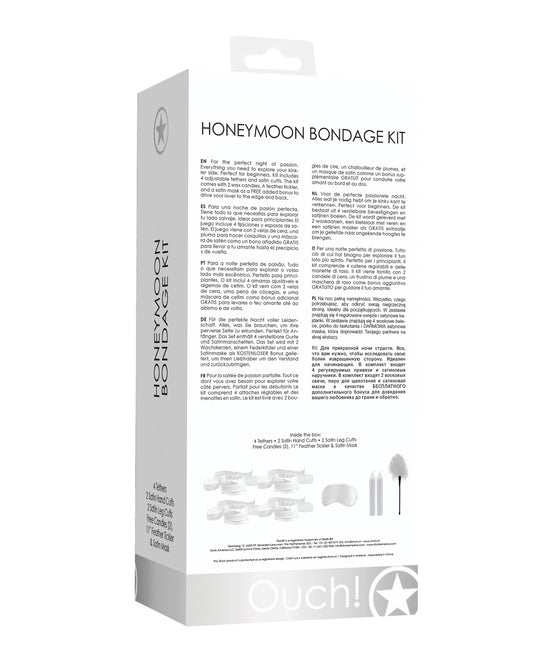 Ouch Shots Ouch Honeymoon Bondage Kit - White - Image 2