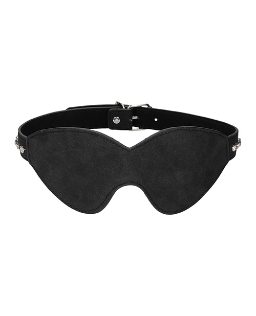 Ouch Shots Ouch Diamond Studded Eye Mask - Black - Image 2