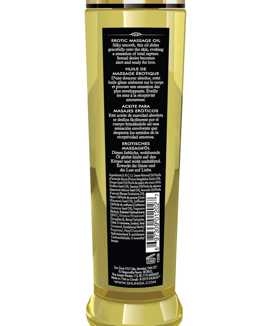 Shunga Shunga Erotic Massage Oil - 8 oz Libido/Exotic Fruits - Image 2