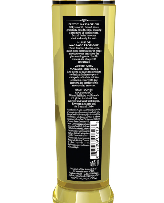 Shunga Shunga Erotic Massage Oil - 8 oz Monoi - Image 2