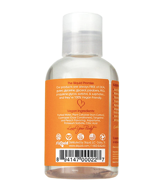 Sliquid Sliquid Naturals Swirl Lubricant - 4.2 oz Tangerine Peach - Image 2