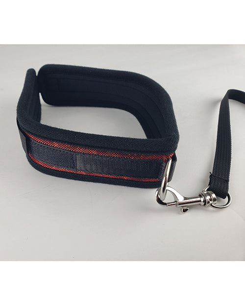 Spartacus Spartacus Collar & Leash - Neoprene Red - Image 2