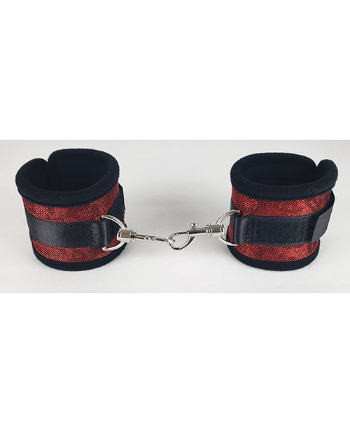 Spartacus Spartacus Wrist Restraints - Neoprene Red - Image 2