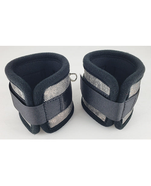 Spartacus Spartacus Wrist Restraints - Neoprene Silver - Image 2