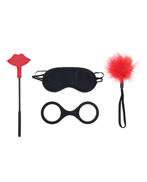 Sex & Mischief Sex & Mischief Ex's & Oh's Kiss Kit - Red/Black - Image 2