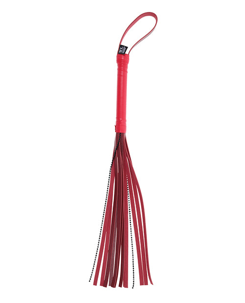 Sex & Mischief Sex & Mischief Ex's & Oh's Crystal Flogger - Red - Image 2