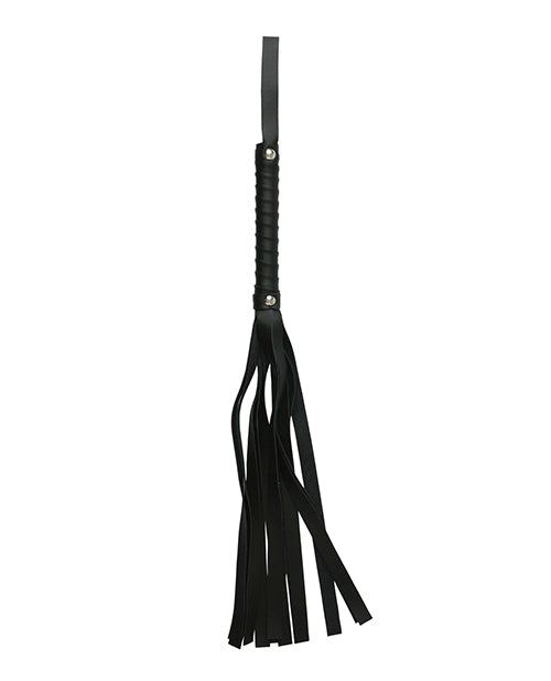 Sex & Mischief Sex & Mischief Faux Leather Flogger - Black - Image 2