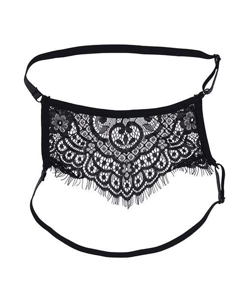 Sex & Mischief Sex & Mischief Veiled Vision Lace Blindfold - Image 2