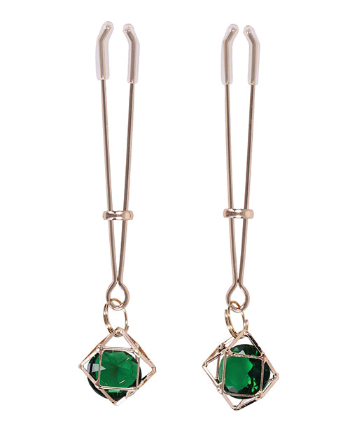 Sex & Mischief Sex & Mischief Indica Crystal Nipple Clips - Image 2