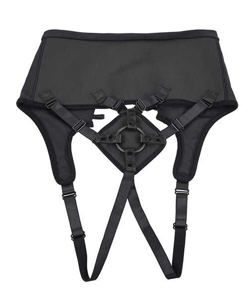 Sportsheets Sportsheets High Waisted Strap-On Corset - Black - Image 2