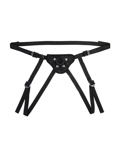 Sportsheets Velvet Noir Strap-On - Black - Image 2