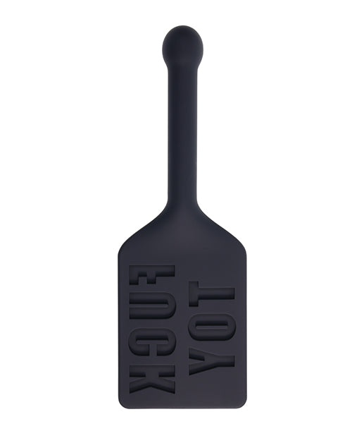 Edge Edge FUCK TOY Silicone Paddle - Black - Image 2
