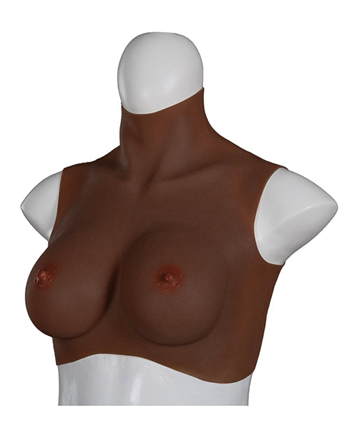 XX-Dreamtoys XX-DREAMTOYS Ultra Realistic D Cup Breast Form Medium - Black - Image 2