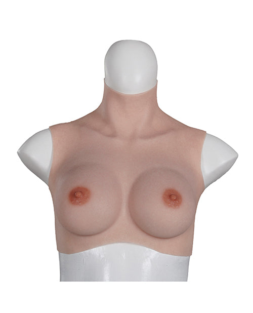 XX-Dreamtoys XX-DREAMSTOYS Ultra Realistic D Cup Breast Form Medium - Ivory - Image 2