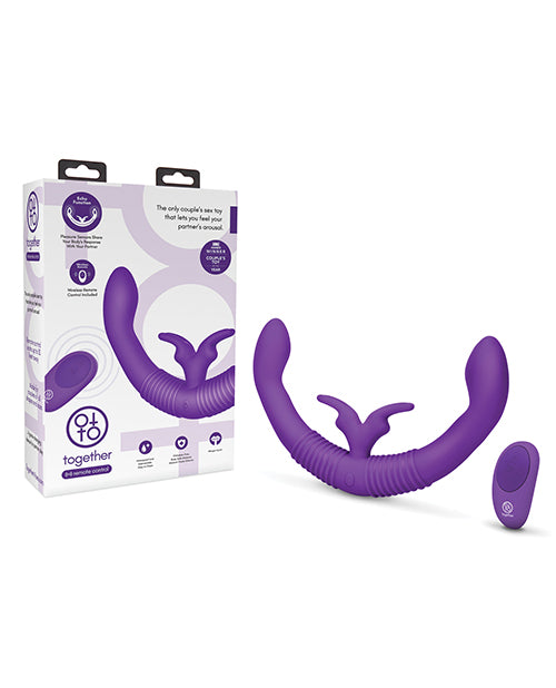 Together Together Female Intimacy Vibe w/Remote - Purple - Image 2