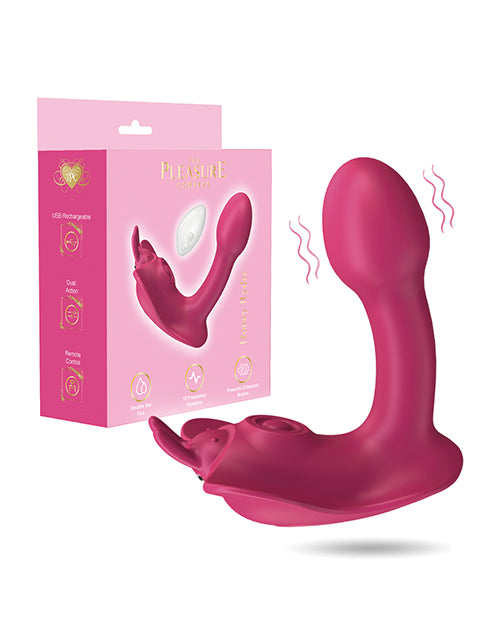 Noire Collection Honey Ryder Dual Action Thumping & Vibrating Rabbit - Pink - Image 2