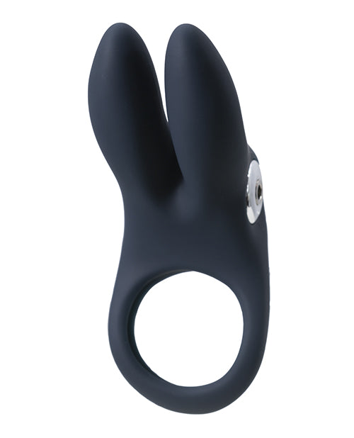 VeDO VeDO Sexy Bunny Rechargeable Ring - Just Black - Image 2