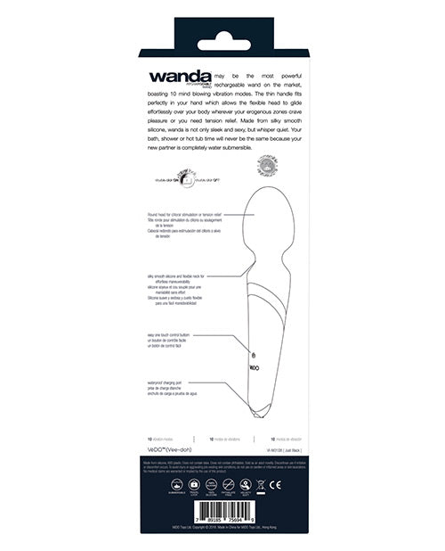 VeDO VeDO Wanda Rechargeable Wand - Just Black - Image 2