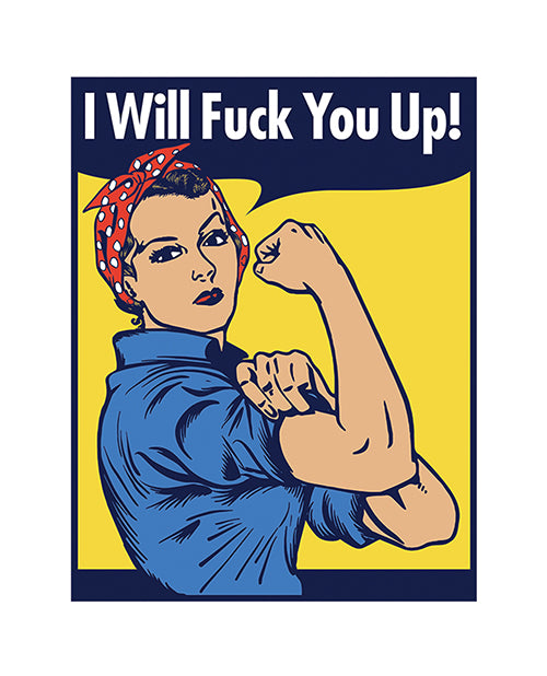 Wood Rocket Wood Rocket I Will Fuck You Up! Pin - Multi Color - Image 2