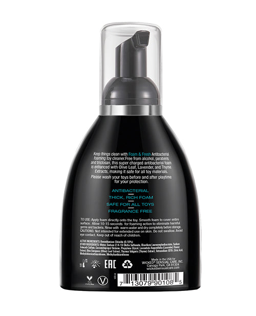 Wicked Sensual Care Wicked Sensual Care Foam N Fresh Anti-Bacterial Foaming Toy Cleaner - 8 oz - Image 2