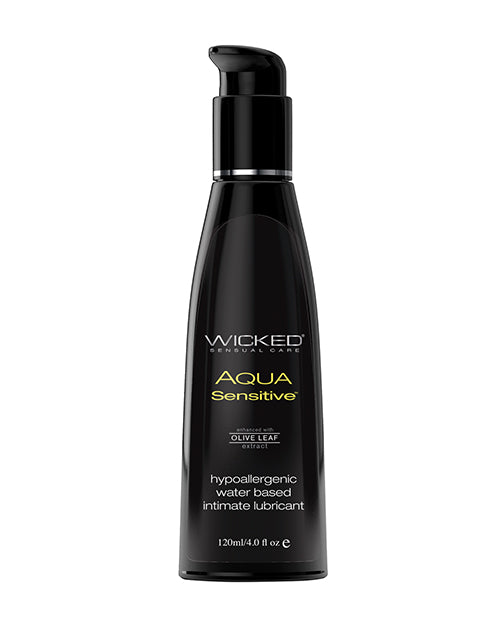 Wicked Sensual Care Wicked Sensual Care Hypoallergenic Aqua Sensitive Waterbased Lubricant - 4 oz Unscented - Image 2