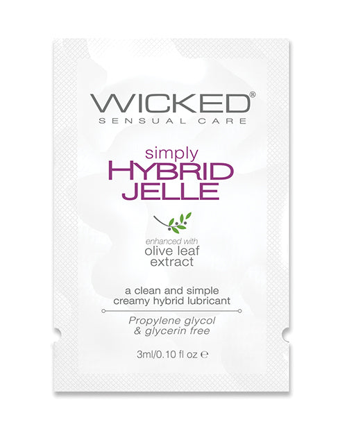 Wicked Sensual Care Wicked Sensual Care Simply Hybrid Jelle Lubricant - .1 oz - Image 2